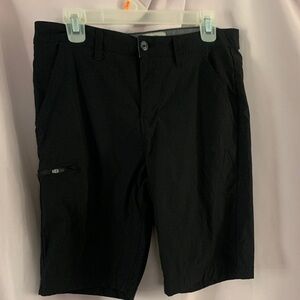 Weatherproof Vintage Men's Black Casual Stretch Shorts